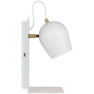 Shyn Modern Wall Lamp Light Metal White Satin
