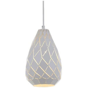 Simon Modern Pendant Hanging Lamp Light Aluminium White