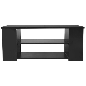 Simpleline Open Shelves TV Stand Entertainment Unit - Black
