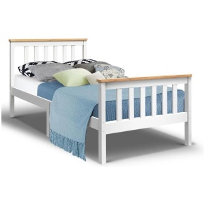 Single Wooden Bed Frame Bedroom Furniture Kids