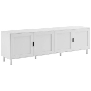 Sky Lowline TV Stand Entertainment Unit 180cm 4-Doors White