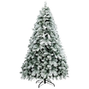 Snowy Christmas Tree 1.8M 6FT Xmas Decorations 520 Tips