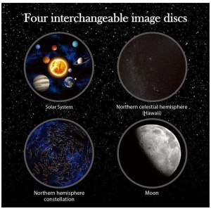 Solar System Star Light Projector STEM Toy - Space Planet Moon Galaxy Night Lights