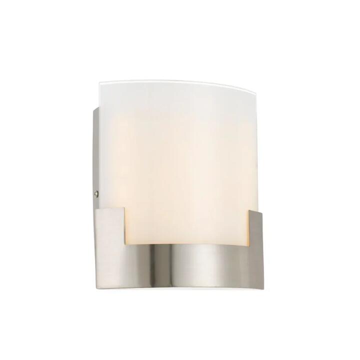 Solita Modern Wall Lamp Light Metal Glass Frost Nickel