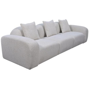 Soma 4 Seater Sofa - Almond Beige by Interior Secrets - AfterPay Available