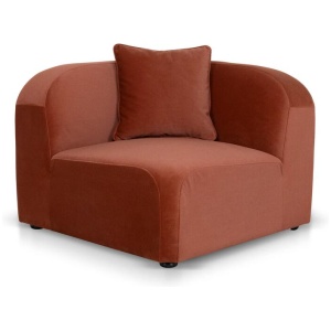 Soma Corner Option for 4 Seater Sofa - Umber Orange by Interior Secrets - AfterPay Available