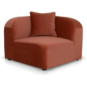 Soma Corner Option for 4 Seater Sofa - Umber Orange by Interior Secrets - AfterPay Available