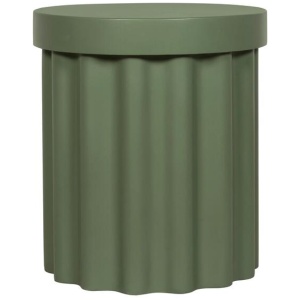 Sovana 40cm Concrete Side Table - Green by Interior Secrets - AfterPay Available