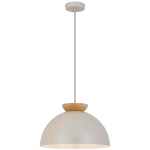 Sovin Modern Pendant Hanging Lamp Light Metal Wood Grey Gloss