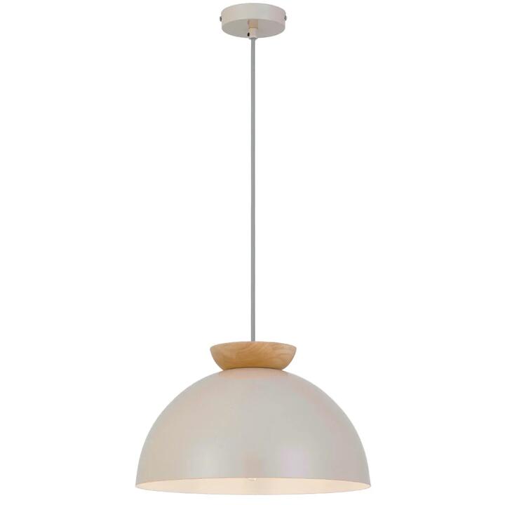 Sovin Modern Pendant Hanging Lamp Light Metal Wood Grey Gloss