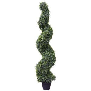Spiral Rossmary 150cm Artificial Faux Plant Tree Decorative In Pot Green