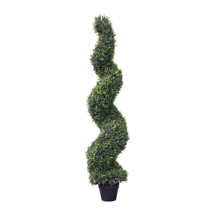 Spiral Rossmary 150cm Artificial Faux Plant Tree Decorative In Pot Green