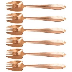 Splayd Black Label Rose Gold 6 Piece Cutlery Box Set