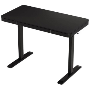 Standing Desk Motorised Electric Motor Drawer 120CM Black