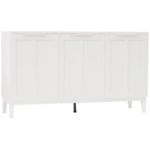 Stanley Modern Classic Large Buffet Unit Sideboard Cupboard W/ 3-Doors - White