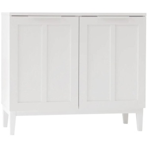 Stanley Modern Classic Small Buffet Unit Sideboard Cupboard W/ 2-Doors - White