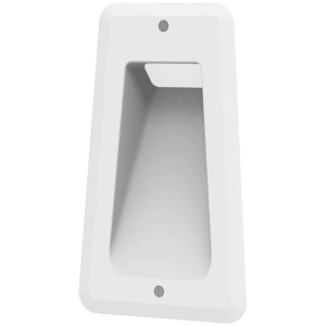 Step Wall Light Recessed 7W Trapezium Black 3000K IP54 Anti-Glare W106mm 190Lm