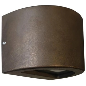 Step Wall Light Surface Mounted 12V G4 Curved Antique Bronze IP54 OD104mm