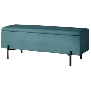 Storage Ottoman Blanket Box 140cm Velvet Green