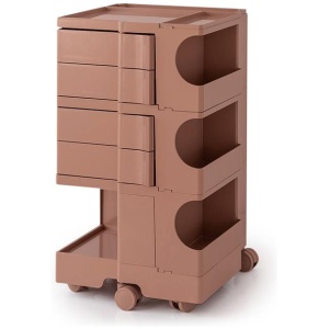 Storage Trolley Bedside Table 5 Tier Cart Boby Replica Pink
