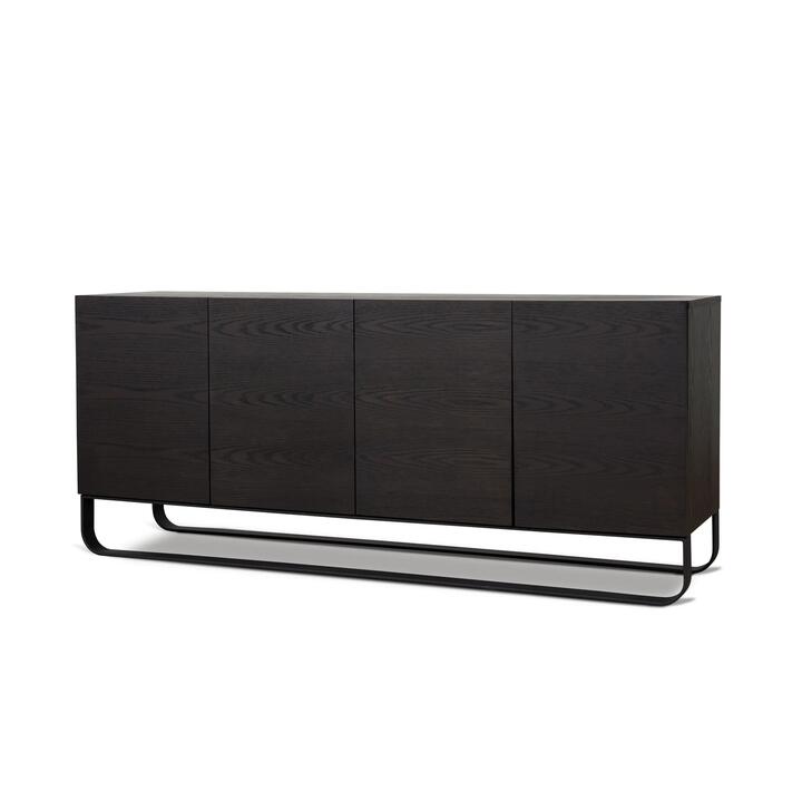 Strado 1.8m Sideboard Unit - Dark Walnut by Interior Secrets - AfterPay Available