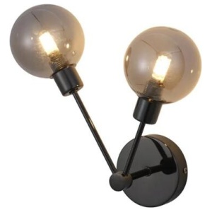 Sue Modern Elegant Wall Lamp Reading Light - Black Chrome