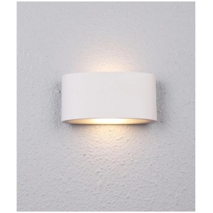 TAMA Wall Light Surface Mounted Up/Down 6.8W Curved Sand 3000K IP54 605LM