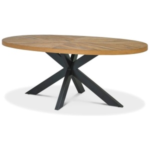 Tammi 6 Seater Dining Table - European Knotty Oak by Interior Secrets - AfterPay Available