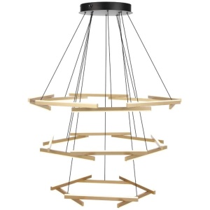 Tarson Contemporary Pendant Hanging Lamp Light Metal Silicon Black Gold Matte