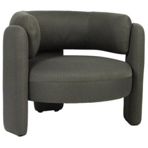 Tasa Mesh Fabric Occasional Armchair Accent Lounge Chair Fern