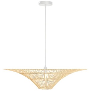 Taylor Classic Rattan Hanging Pendant Light Lamp Large Natural