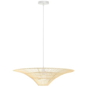 Taylor Classic Rattan Hanging Pendant Light Lamp Small Natural