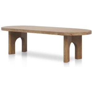 Teresa 2.8m Oval Dining Table - Natural by Interior Secrets - AfterPay Available