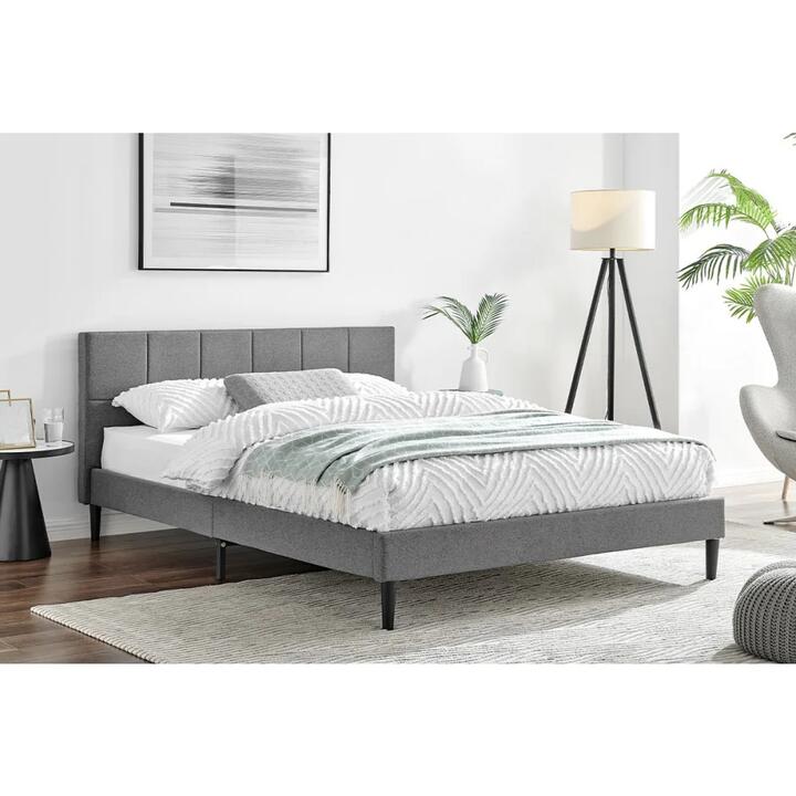 Theodore Bed Frame - Charcoal, Queen