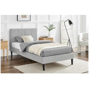 Theodore Bed Frame - Grey, Single
