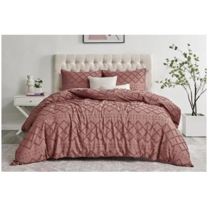 Tilly Tufted Quilt Cover Set Desert Sand