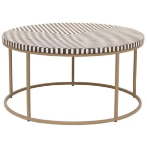 Tino Bone Inlay Round Coffee Table