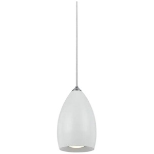 Tolosa Modern Pendant Hanging Lamp Light Metal Chrome White