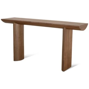 Torild 1.6m Console Table - Walnut Veneer by Interior Secrets - AfterPay Available