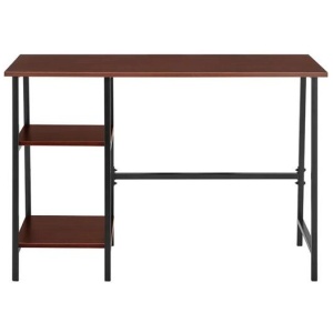 Toronto Computer Work Task Study Office Desk - Walnut/Black
