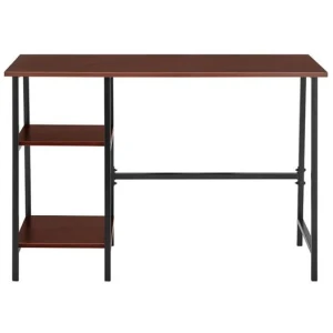 Toronto Computer Work Task Study Office Desk - Walnut/Black
