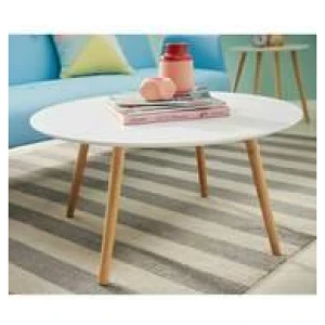 Toto Round Coffee Table White