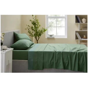 Trafalgar 1200TC Cotton Rich Bed Sheet Set - Sage, Queen