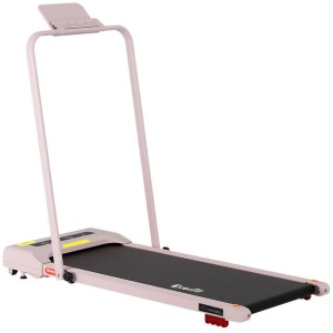 Treadmill Electric Walking Pad Incline Under Desk 380mm Pink