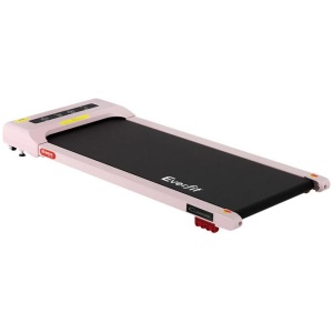 Treadmill Electric Walking Pad Incline Under Desk Home Gym 380mm Pink