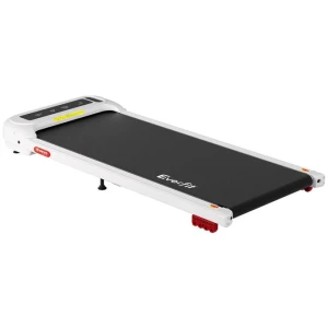 Treadmill Electric Walking Pad with Incline Under Desk Home Gym White