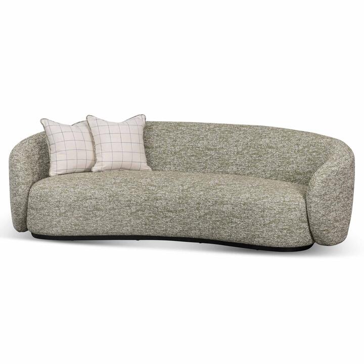 Trevor 3 Seater Fabric Sofa - Fern Green by Interior Secrets - AfterPay Available