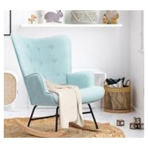 Trilby Rocking Chair Blue 1 Seater