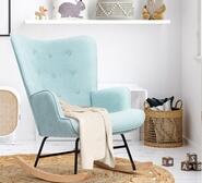 Trilby Rocking Chair Blue 1 Seater