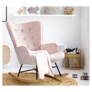 Trilby Rocking Chair Pink 1 Seater